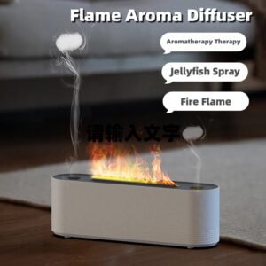 Flame Air Humidifier Ultrasonic Aroma Diffuser